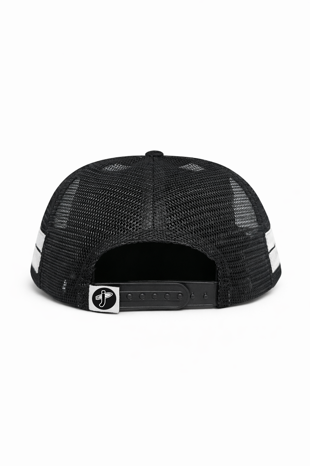 Oki Stripe Trucker – Black/White